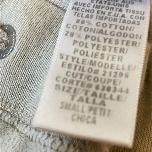 Juicy Couture Cream Velour Hoodie with Pink Label - Picture 9 of 15